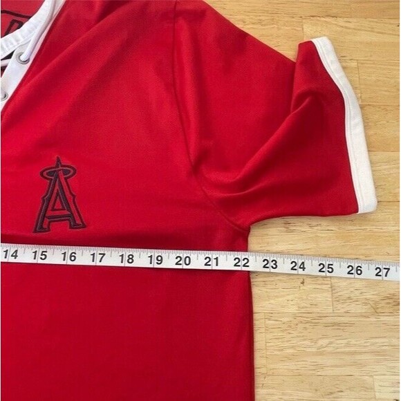 Victorias Secret New Era MLB Baseball LA Angels Jersey Tunic Oversized Medium - Picture 10 of 11